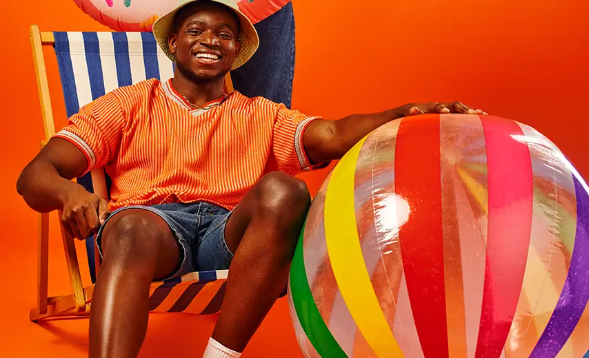 Summer swimming beach supplies AD